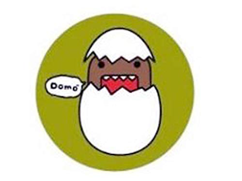 Domo-Kun Egg Hatch Button DB3830 by Hot Properties