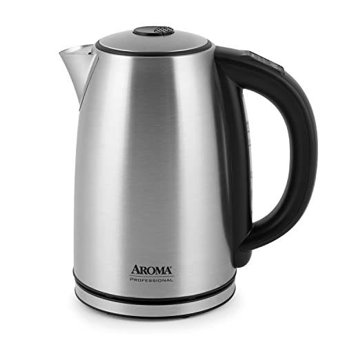 AROMA Professional 1.7L / 7-Cup Premium stainless steel precise temperature control electric water kettle, AWK-1800SD