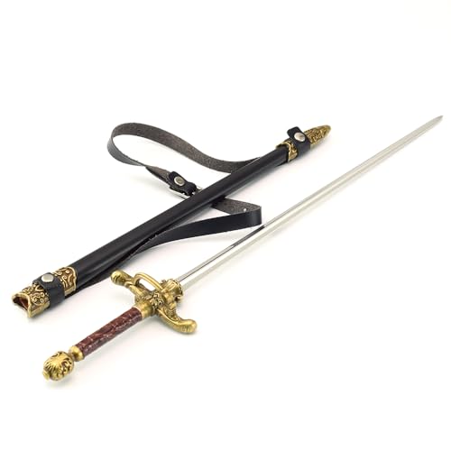 Superbuybox GOT Arya Stark Needle Metal Sword 30cm /12' Martial Arts Swords Desk Shelf Decoration Art Figure Arts Toys Collection Keychain Gift Party Supplies