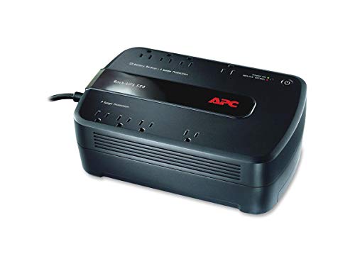 APC UPS Battery Backup for Computer, BE550G Surge Protector with Battery Backup, Dataline Protection