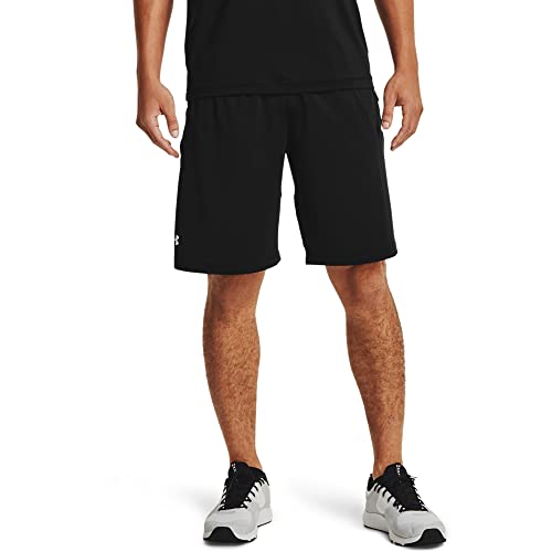 Under Armour Men's Raid 2.0 Gym Shorts , Black (001)/White , X-Large