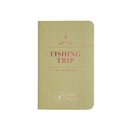 Letterfolk Fishing Trip Passport – Pocket-Sized Fishing Book (3.5' W x 5.5' H)