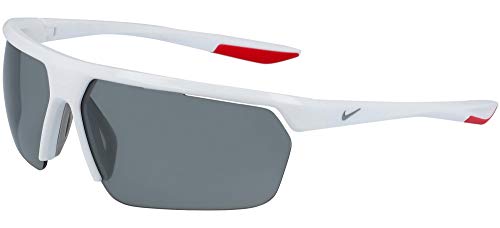 Nike Gale Force Hexagonal Sunglasses, White, 71/13/122