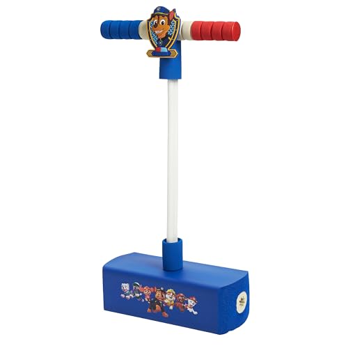 Flybar My First Foam Pogo Jumper for Kids Fun and Safe Pogo Stick for Toddlers, Durable Foam and Bungee Jumper for Ages 3 and up, Supports up to 250lbs (Paw Patrol Chase)