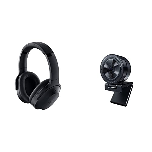 Razer Barracuda Pro Wireless Gaming & Mobile Headset (PC, Playstation, Switch, Android, iOS) Black & Kiyo Pro Streaming Webcam: Uncompressed 1080p 60FPS - High-Performance Adaptive Light Sensor