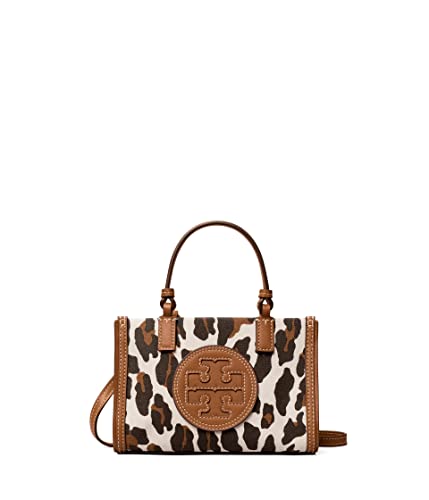 Tory Burch Ella Leopard Canvas Mini Tote Reva Leopard One Size