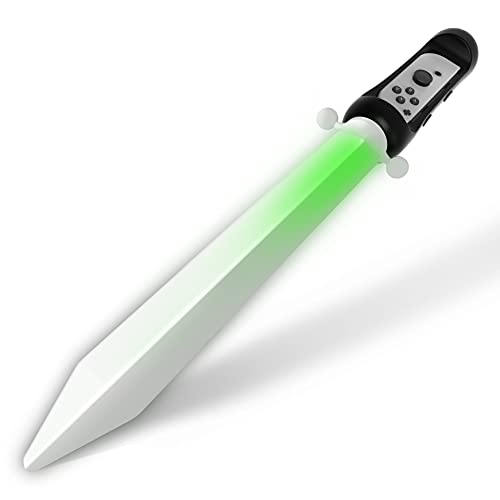 LED Sword Accessories Compatible with Nintendo Switch/Switch OLED (Black, 1 Pack), GH Joycon Right Games Sword Controller for Switch Sports Chambara, The Legend of Zelda: Skyward Sword HD, Skyrim