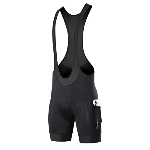 Santic Men's Cycling Bibs Shorts Cycle Wear Tights 4D Padded Road Bike Bicycle Shorts with Pocket