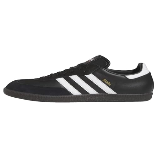 adidas Men's Samba OG Shoe, Black/White/Black, 10.5 US