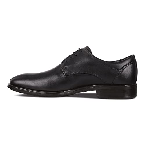 ECCO Men's CITYTRAY Plain Toe Tie Oxford, BLACK, 10 US medium