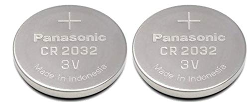 Panasonic CR2032 Battery (2 Pack), Lithium Coin Cell, 3V