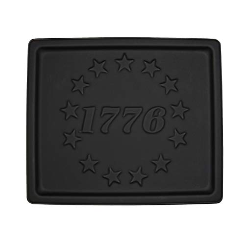 We The People Holsters - Betsy Ross Flag Patriotic EDC Kydex Dump Tray - Valet Tray for Men - EDC Organizer and Catch-All for Everyday Carry - Keys - Change - Phone (Black)