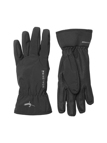 SEALSKINZ Women's Waterproof All Weather Lightweight Glove, Black, Medium