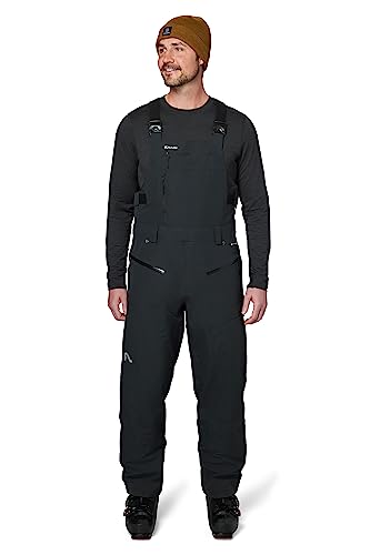 Flylow Men's Firebird Bib Waterproof Breathable Ski & Snowboard Pant - Black - Large