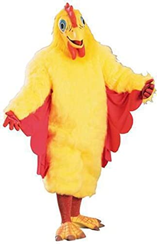 Rubie's mens Deluxe Chicken Adult Sized Costumes, Yellow, One Size US
