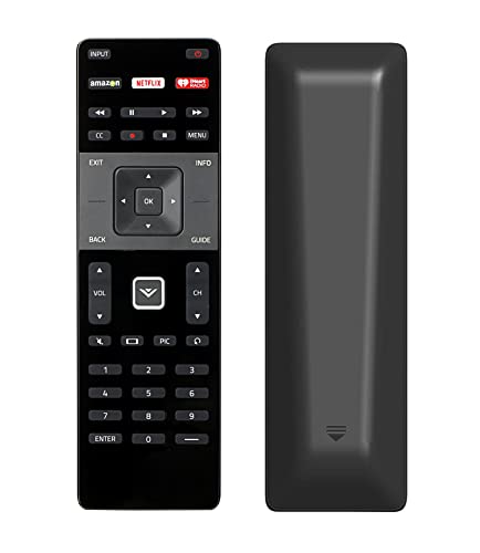 XRT122 Replace Remote Control fit for VIZIO TV D24-D1 D24H-E1 D28H-D1 D32-D1 D32F-E1 D32H-D1 D32X-D1 D39F-E1 D39H-D0 D40-D1 D40F-E1 D40U-D1 D43-D1 D43-D2 D43-E2 D43F-E1 D43F-E2 E65-C3