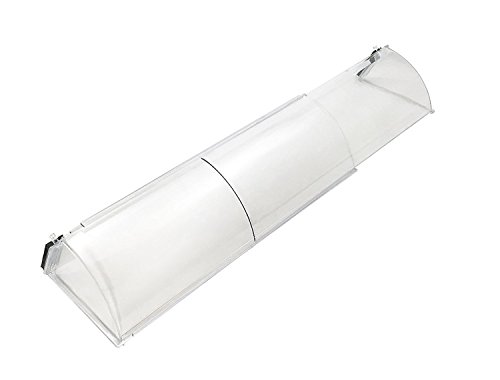 Frost King HD11 Baseboard Air Deflector, Heavy Duty, Clear Plastic with Magnetic hold, Fits baseboards up 25' wide, Adjustable 15' to 25'