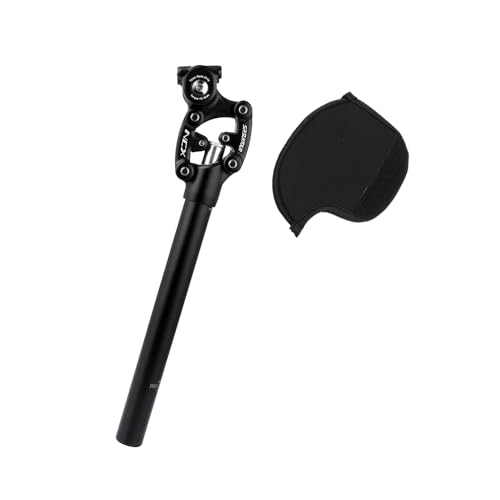 SR SUNTOUR SP12 NCX Suspension Seat Post with Protective Cover 27.2X350mm,Black