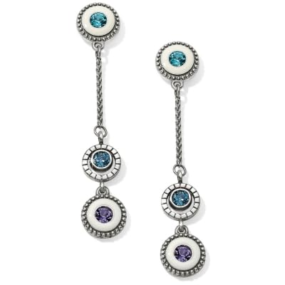 Brighton Halo Light Post Drop earrings