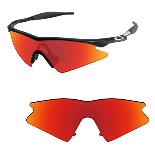 OBY Replacement Lenses Compatible with Oakley M Frame Sweep Sunglass - Fire Red Polarized