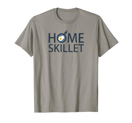 Home Skillet Cartoon Frying Pan Egg Kitchen Slang T-Shirt