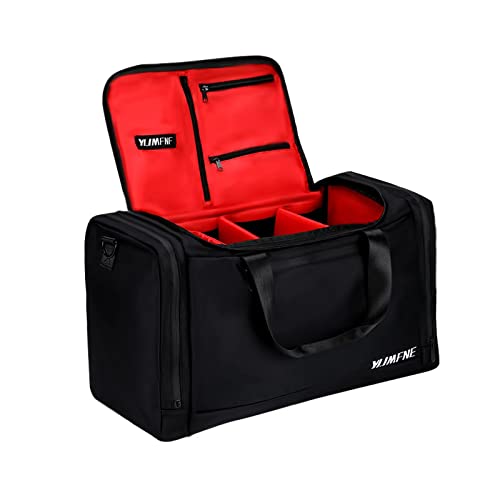 Sneaker Bag for Travel, Premium Multi-functional Duffel Bag, Gym Training Bag With 3 Adjustable Compartment Dividers, Waterproof Outdoor Sports Bag Red