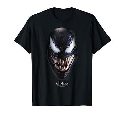 Marvel Venom Up Close Face Grin T-Shirt