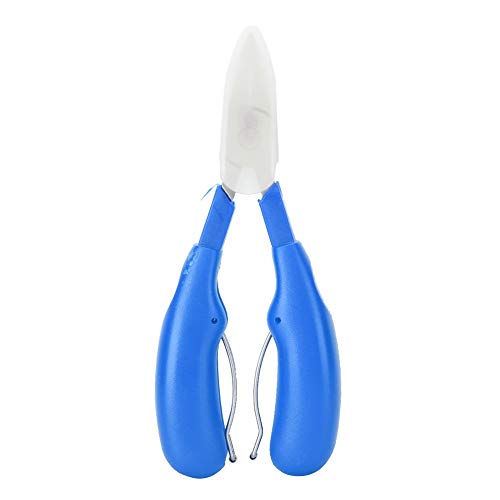 Pedicure Cutter Tool Toenail Cutter Stainless Steel Nail Cuticle Pliers for Nail Care for Home Use for Different Nail for Men and Women(Blue)