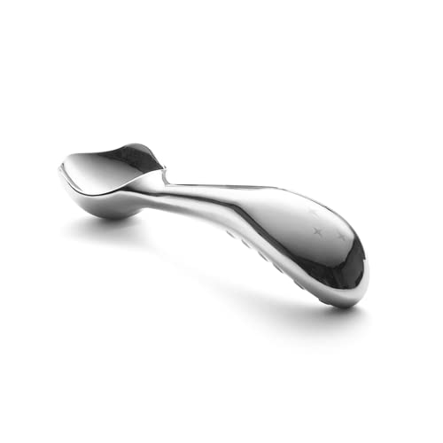 Midnight Scoop - Ergonomic Stainless Steel Ice Cream Scoop | Heavy-Duty, Easy-to-Use, and Dishwasher-Safe | Professional Grade, Handcrafted Design