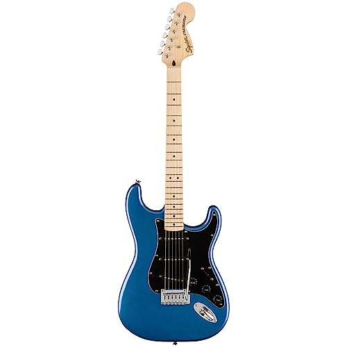 Squier Affinity Series Stratocaster Electric Guitar, with 2-Year Warranty, Lake Placid Blue, Maple Fingerboard