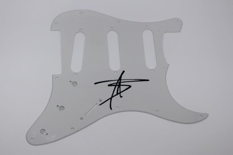 Avenged Sevenfold A Little Piece of Heaven'' Synyster Gates Authentic Signed Autographed White Fender Stratocaster Electric Guitar Pickguard Loa