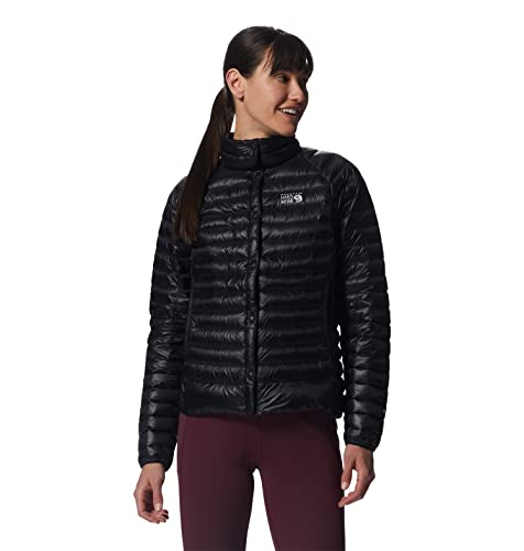 Mountain Hardwear Women's Standard Ghost Whisperer Snap Jacket, Black, Large