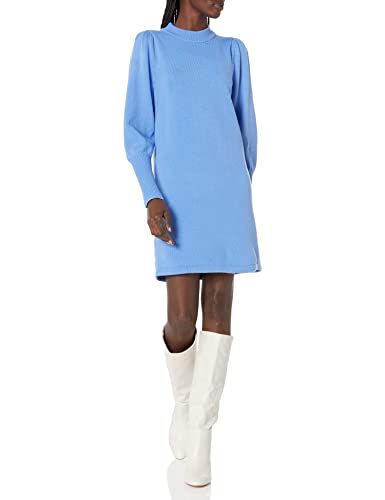 French Connection Women's Babysoft Balloon Sleeve Dress, Ultramarine, M