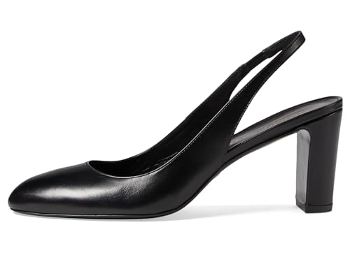 Stuart Weitzman Women's Vida 75 Slingback Pump, Black, 9