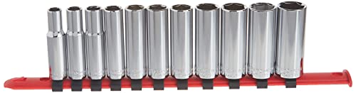 CRAFTSMAN Socket Set, Metric, 3/8' Drive, 6 Pt., 11Piece (CMMT12045)