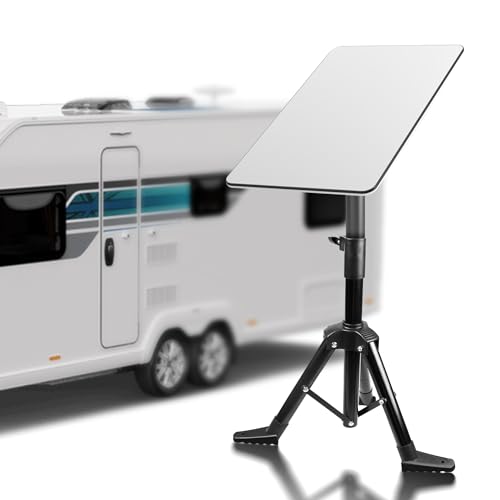 Nearockle Foldable Tripod Mount Compatible for Starlink V2 and V1, Portable Adjustable Steel Mounting Sturdy Antenna Stand for Roof, Camping, RV Travel, Yacht