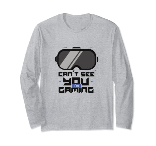 Gaming Nerd virtual glasses for gamers and gamers Long Sleeve T-Shirt