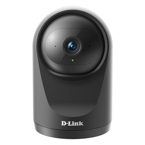 D-Link Pro Series Compact Full HD Pan & Tilt Wi-Fi Camera w/ 360 Degree View, Full HD 1080p Resolution, Sound & Motion Detection, 2-Way Audio, Cloud & Local Recording, Night Vision (DCS-6500LHV2)