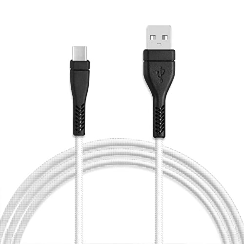 TUDIN 10ft Long Fast Charge USB Cord for Tracfone/Total/Net10 Alcatel MyFlip 2 A406DL