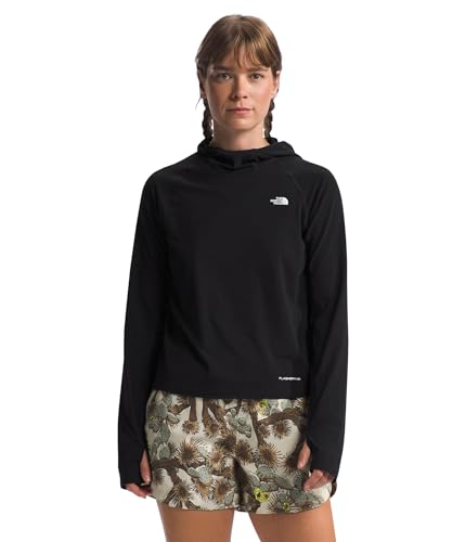 THE NORTH FACE Women's Adventure Sun Hoodie (Standard and Plus Size), TNF Black, Large