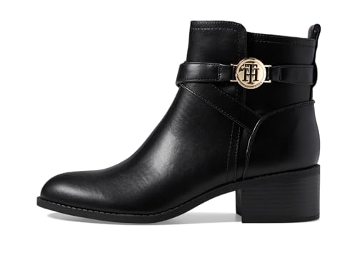 Tommy Hilfiger Women's Diyana Ankle Boot, Black, 8