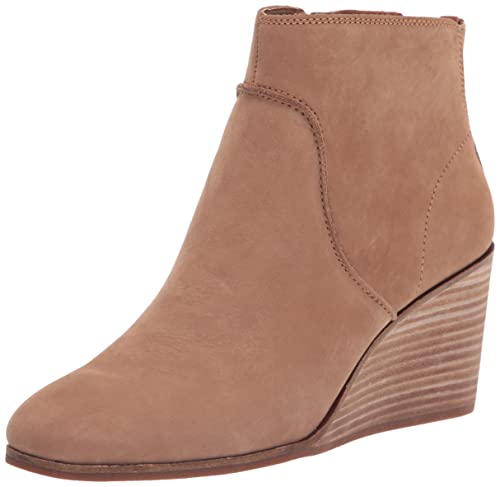 Lucky Brand Women's Zanta Bootie Ankle Boot, Sesame, 8