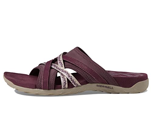 Merrell Women's Terran 3 Cush Slide Sandal, Burgundy, 9
