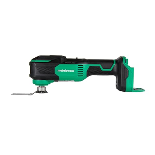Metabo HPT 18V MultiVolt Oscillating Multi-Tool | Tool Only - No Battery | High Speed Cutting | Low Vibration and Noise | Lifetime Tool Warranty | CV18DAQ4