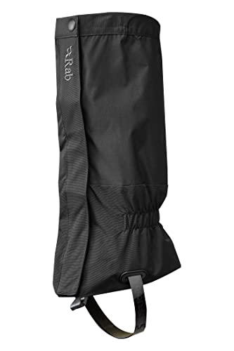 RAB Men's Trek Waterproof Gaiter for Hiking and Moutaineering - Black - Large