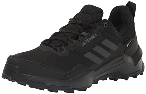 adidas Men's Terrex AX4 Wide Hiking Sneaker, Black/Carbon/Grey, 11