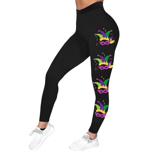 menghongI Mardi Gras Blouse For Women Mardi Gras Outfit For Men Costume Girlfriend Birthday Gifts Holiday Leggings For Women Plus Size Face Jewls Mardi Gras Shirts For Women 1-2 Dollars Hot Deals