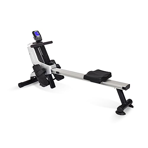 Stamina Programmable Cardio Fitness Magnetic Rowing Exercise Strength Training Machine with Heart Rate Monitor and Adjustable Resistance for Home Gyms
