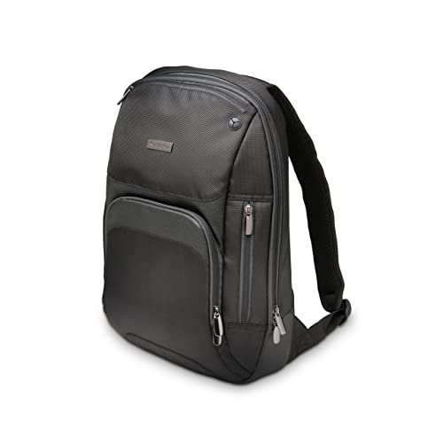 Kensington Triple Trek Slim Laptop Backpack for MacBooks, Chromebooks, Tablets & Ultrabooks up to 13-Inch-14-Inch (K62591AM), Black