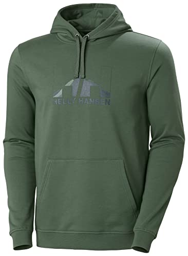 Helly-Hansen Men's Nord Graphic Pull Over Hoodie, 476 Spruce, X-Large
